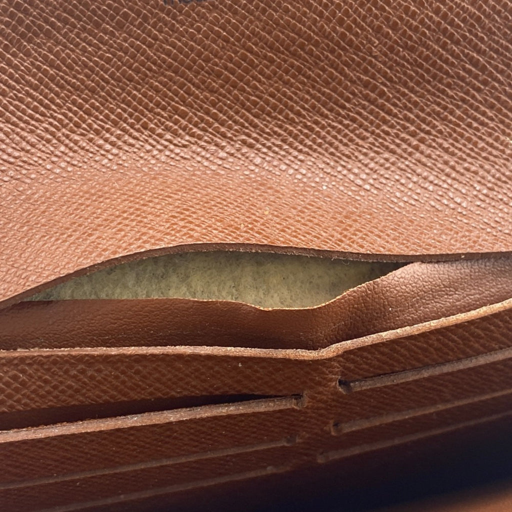 Louis Vuitton Monogram Brown Monogram Long Wallet