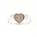 Gucci Silver Enamel Silver 925 Band Ring (Pre-Owned)