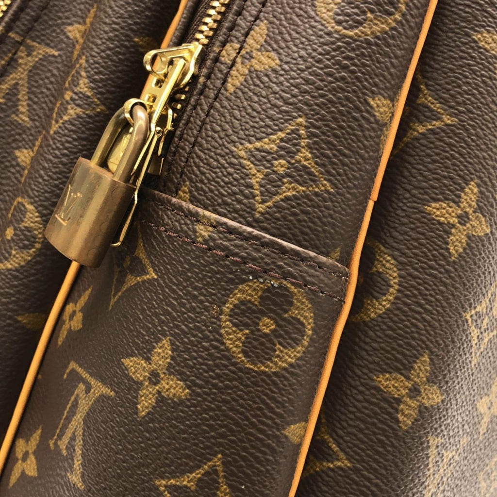 Louis Vuitton Brown Coated Canvas Boston Bag