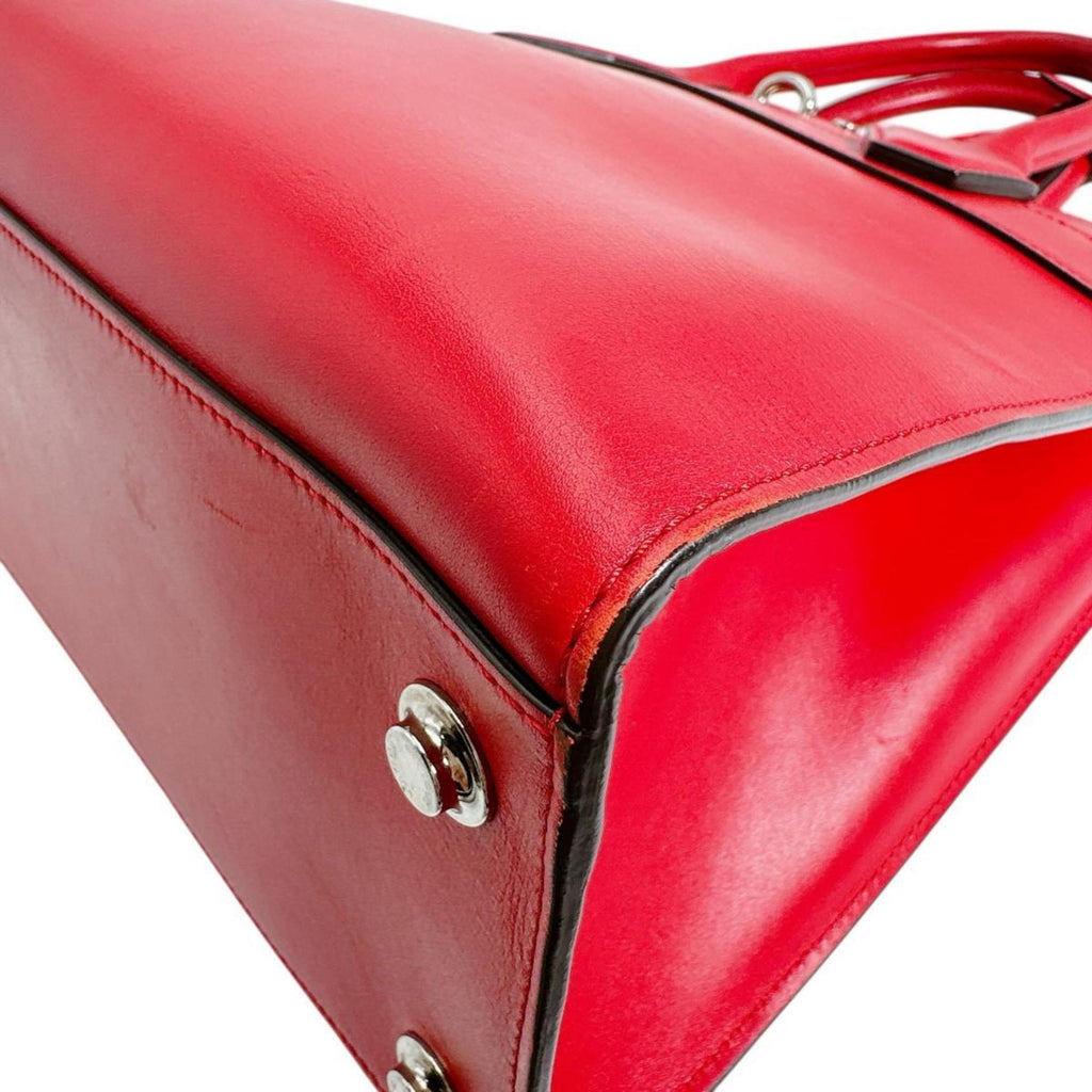 Louis Vuitton Red Color Leather Handbag