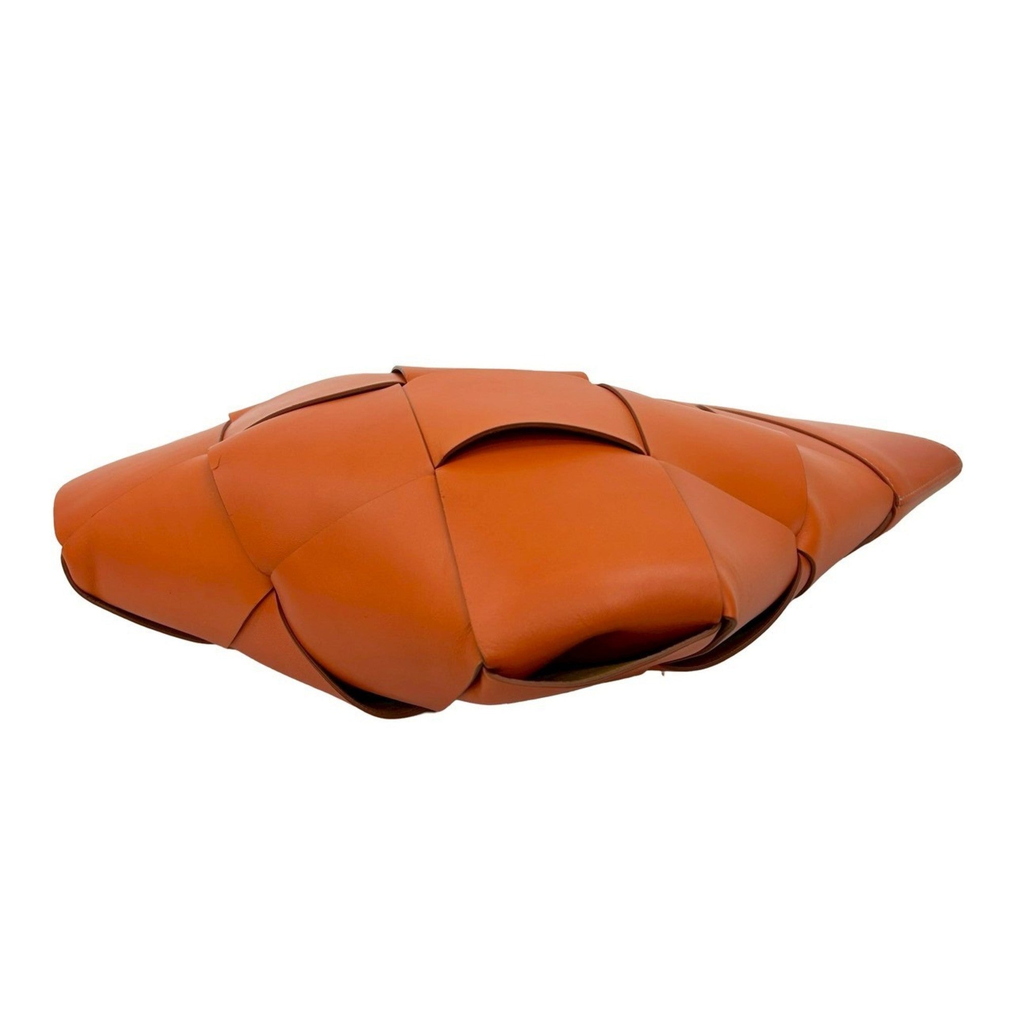 Bottega Veneta Orange Leather Tote Bag