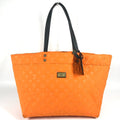Louis Vuitton Orange Microfiber Shoulder Bag Tote Bag