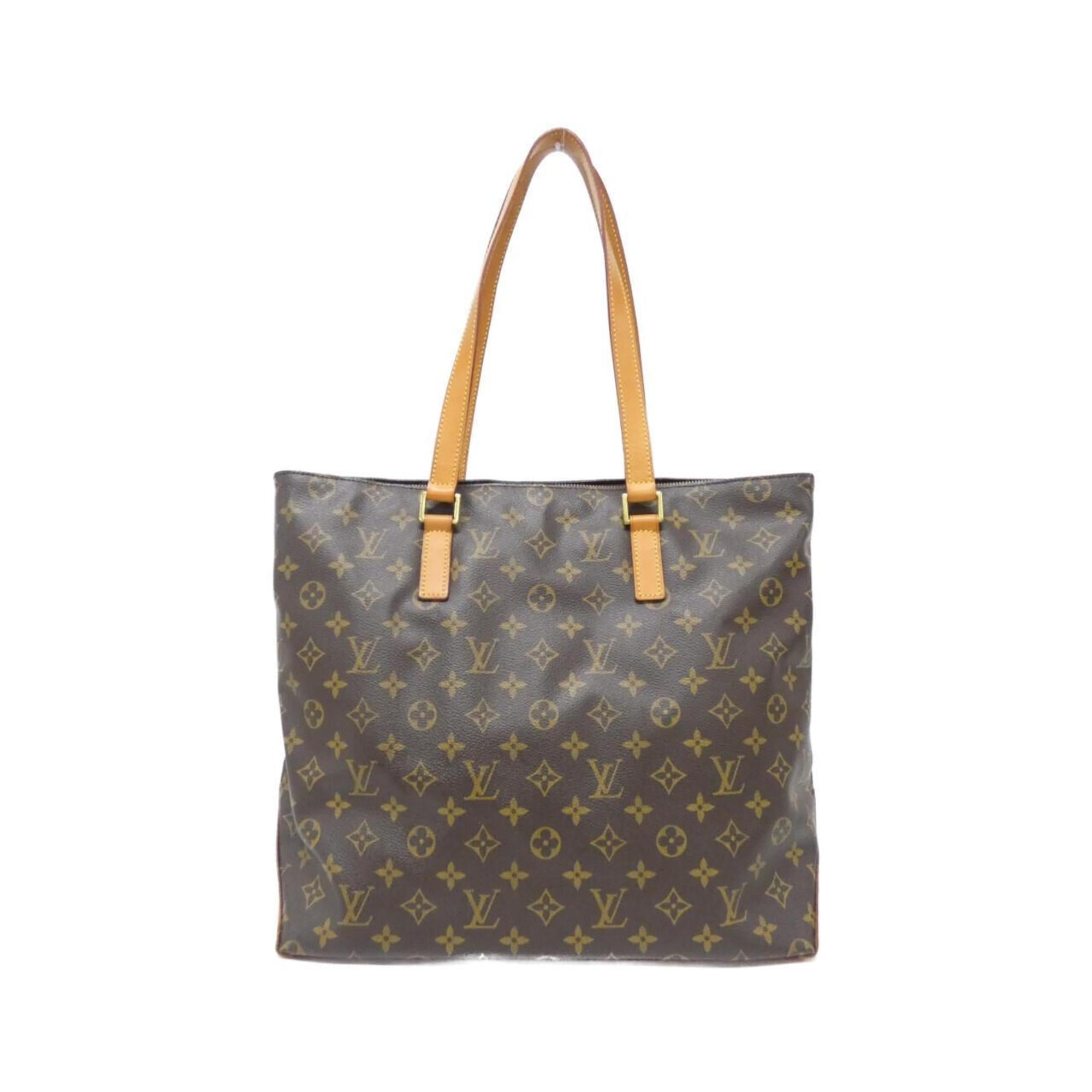 Louis Vuitton Marron Coated Canvas Handbag