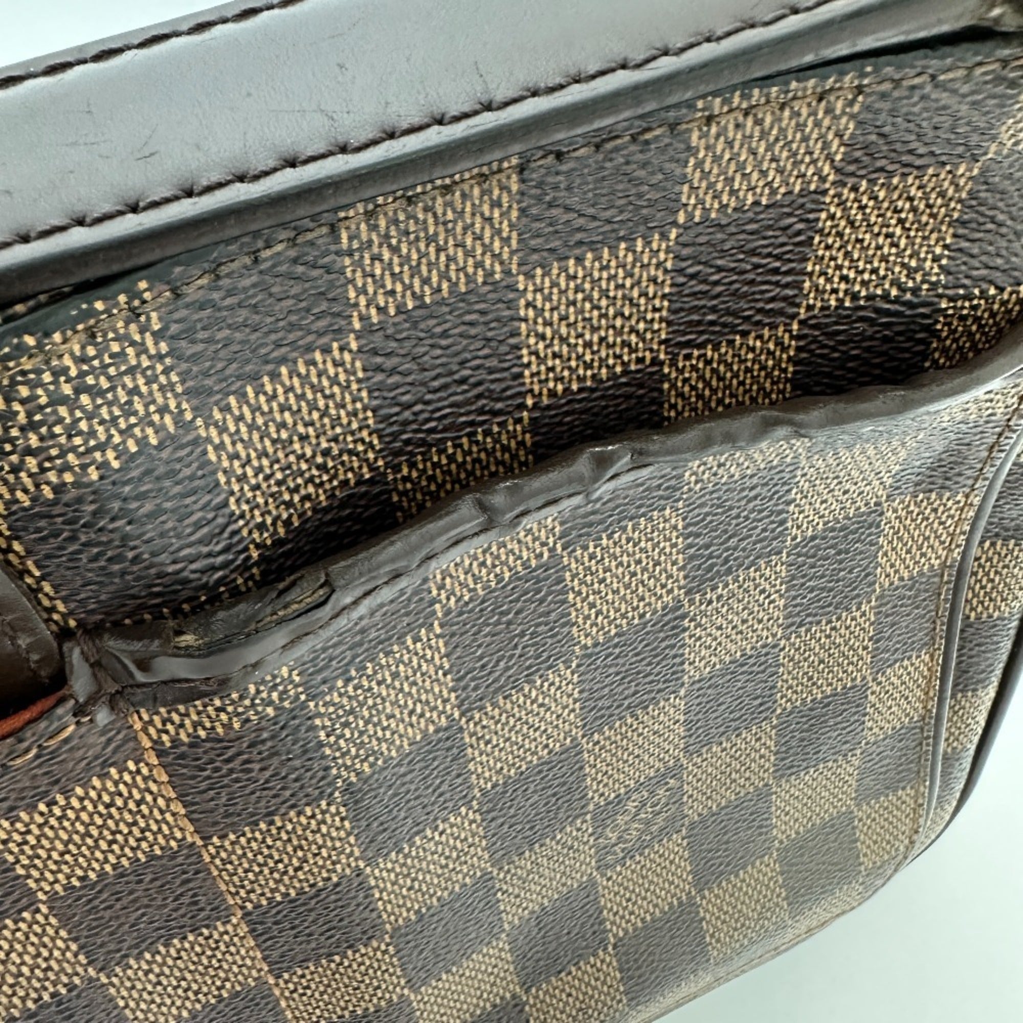 Louis Vuitton Damier Brown Ebene Damier Canvas Shoulder Bag