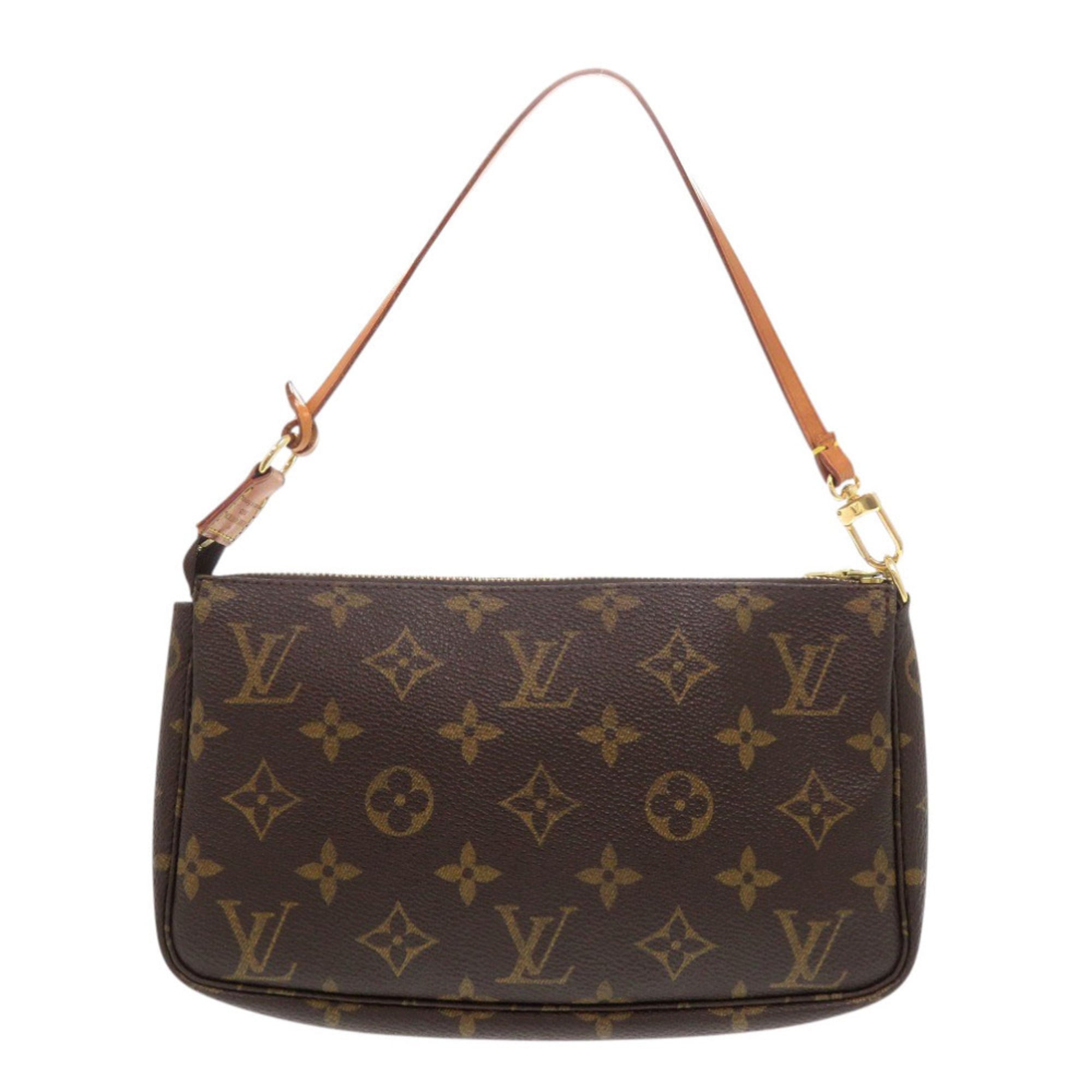 Louis Vuitton Brown Monogram Pochette Pouch