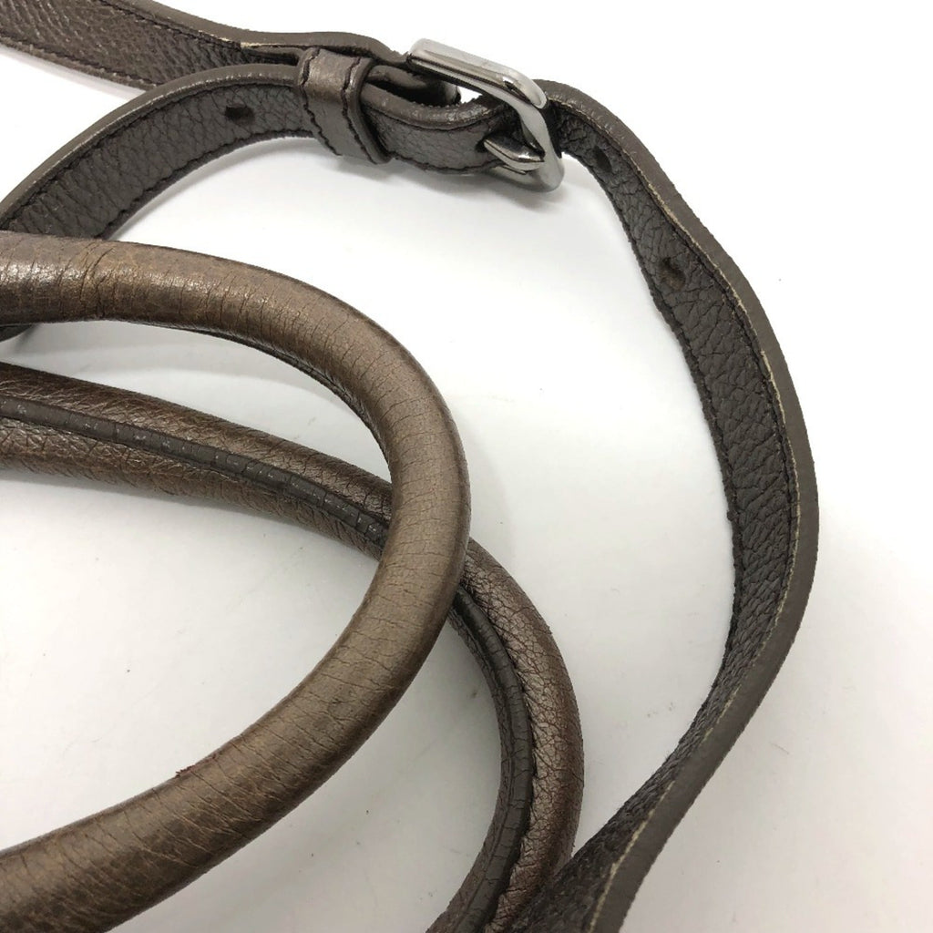Prada Brown Leather Tote Bag