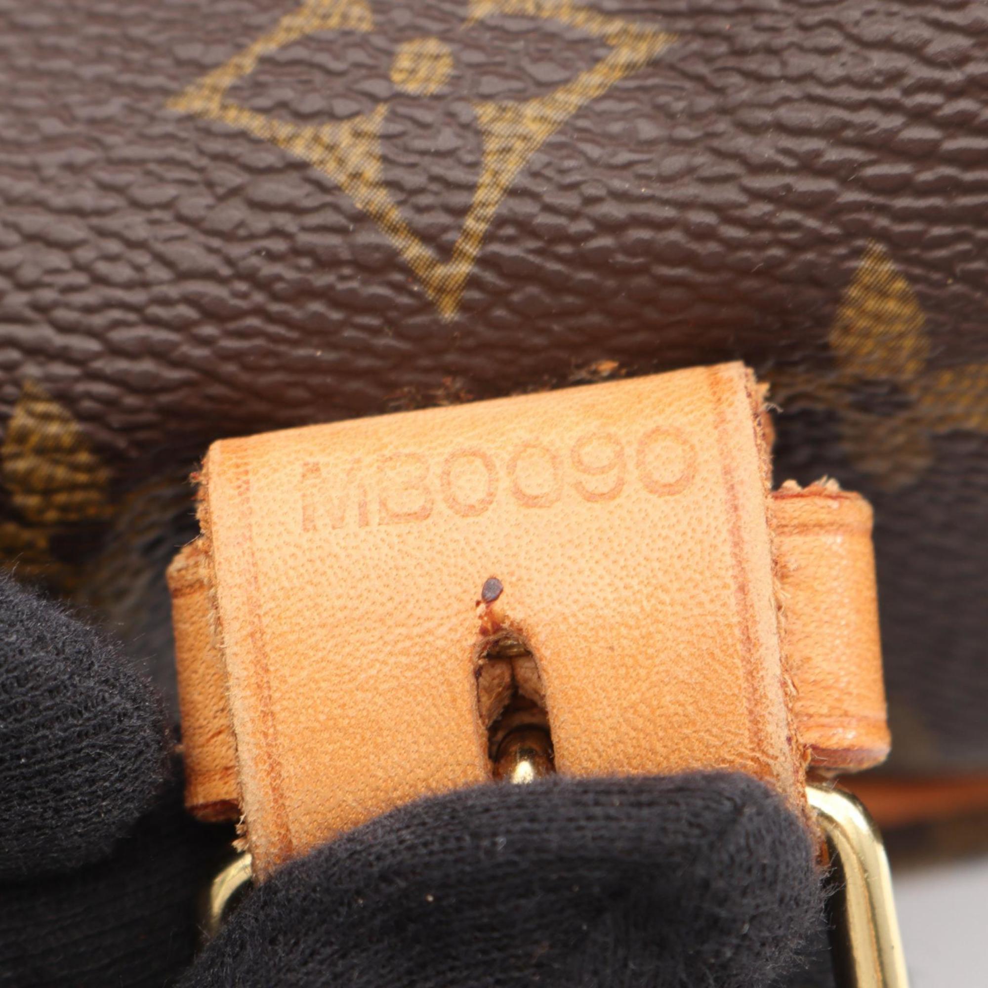 Louis Vuitton Brown Coated Canvas Pvc Monogram Leather Handbag Shoulder Bag