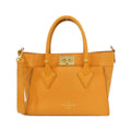 Louis Vuitton Gold Orange Leather Handbag