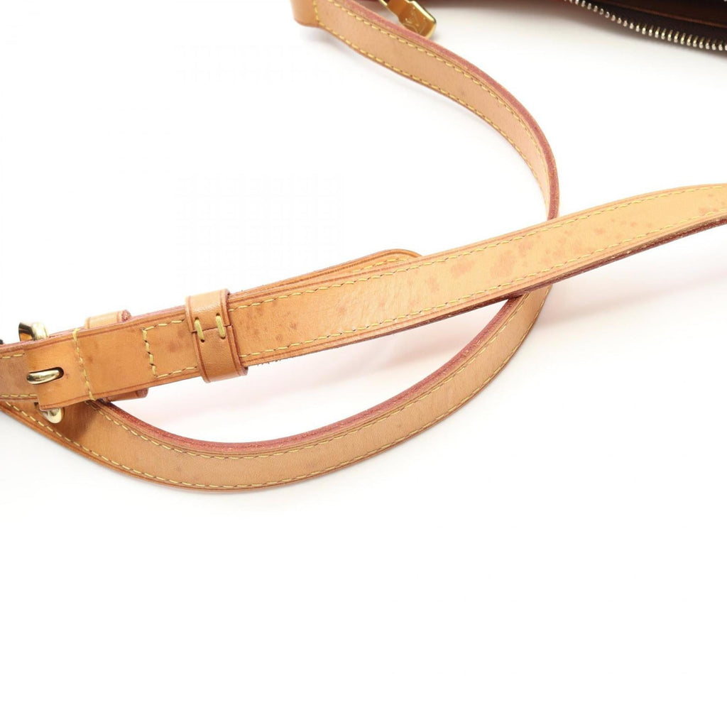 Louis Vuitton Brown Monogram Pvc Coated Canvas Leather Shoulder Bag
