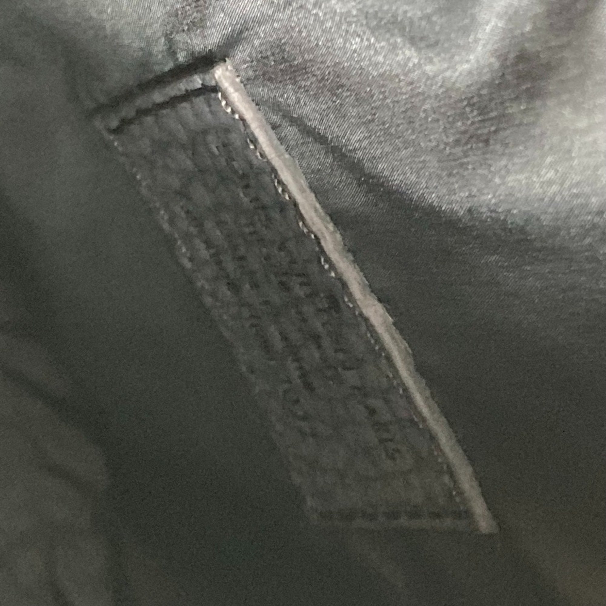 Louis Vuitton Gray Leather Shoulder Bag