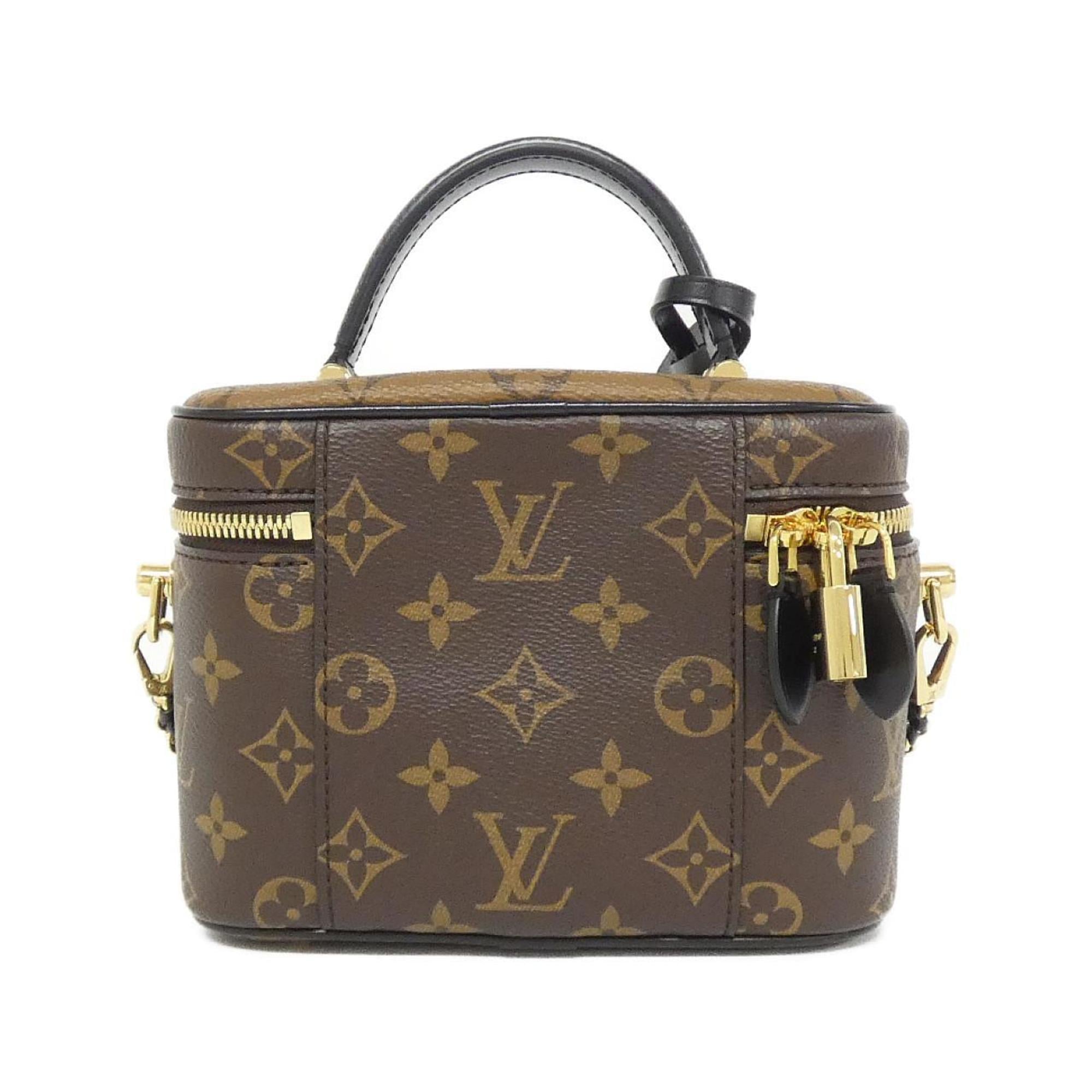 Louis Vuitton Marron Coated Canvas Handbag
