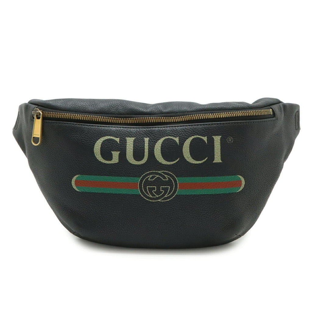 Gucci Black Leather Baguette Bag Sling Bag (Pre-Owned)