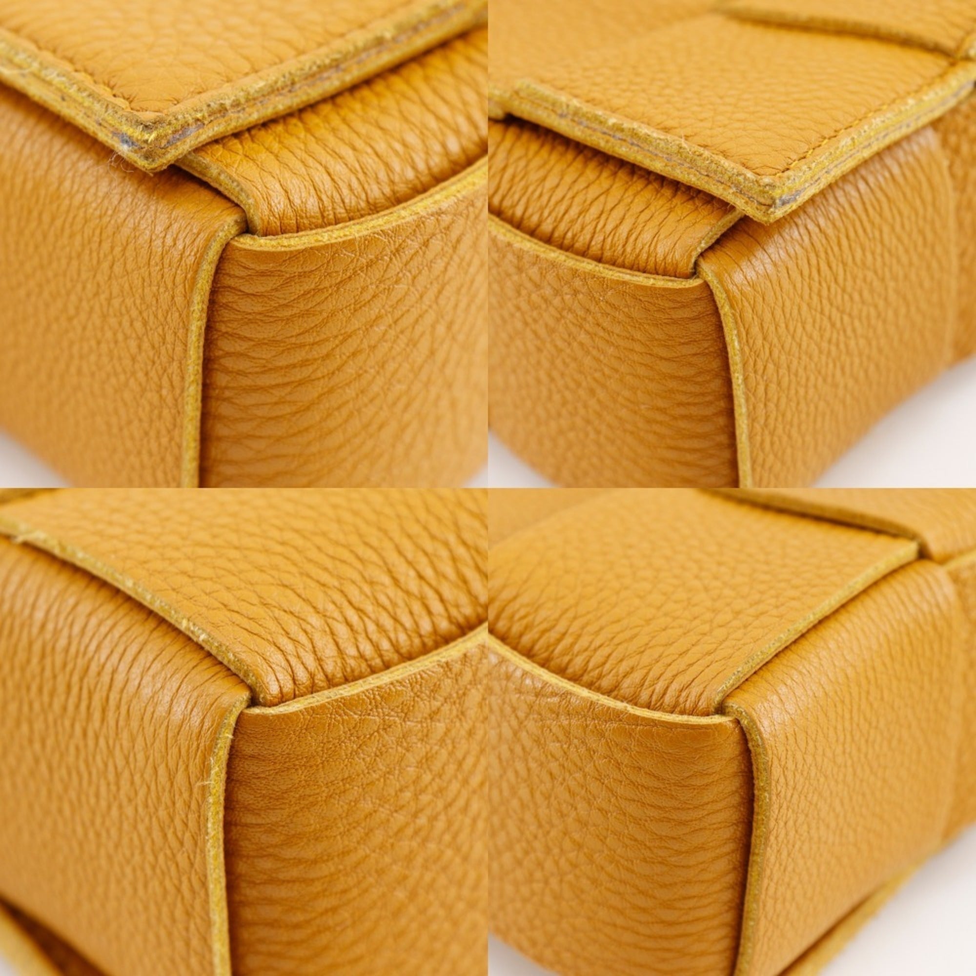 Bottega Veneta Brown Camel Leather Shoulder Bag