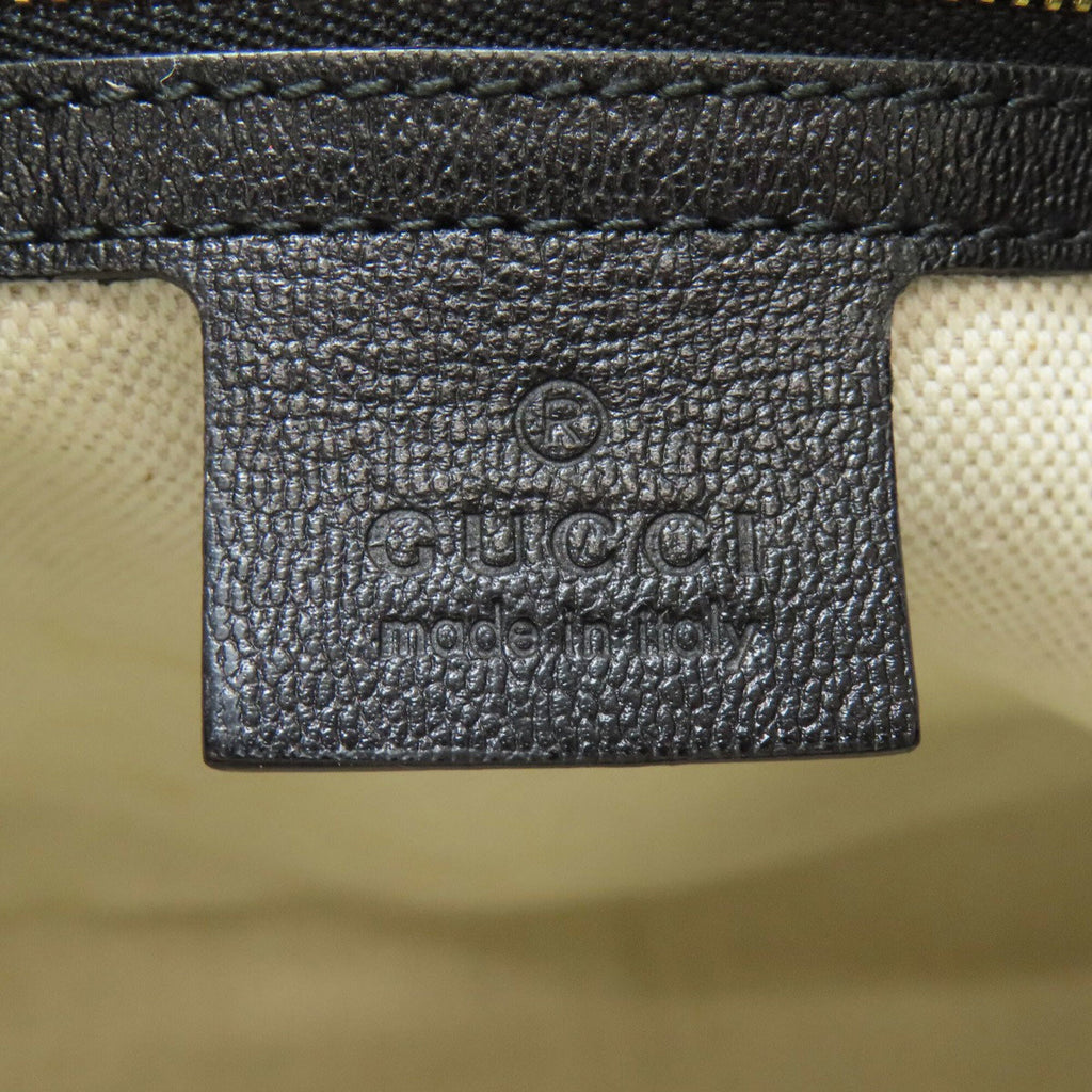 Gucci Black Leather Tote Bag (Pre-Owned)