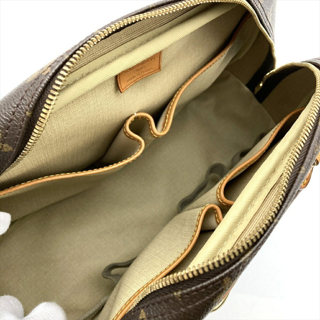 Louis Vuitton Brown Monogram Canvas Handbag