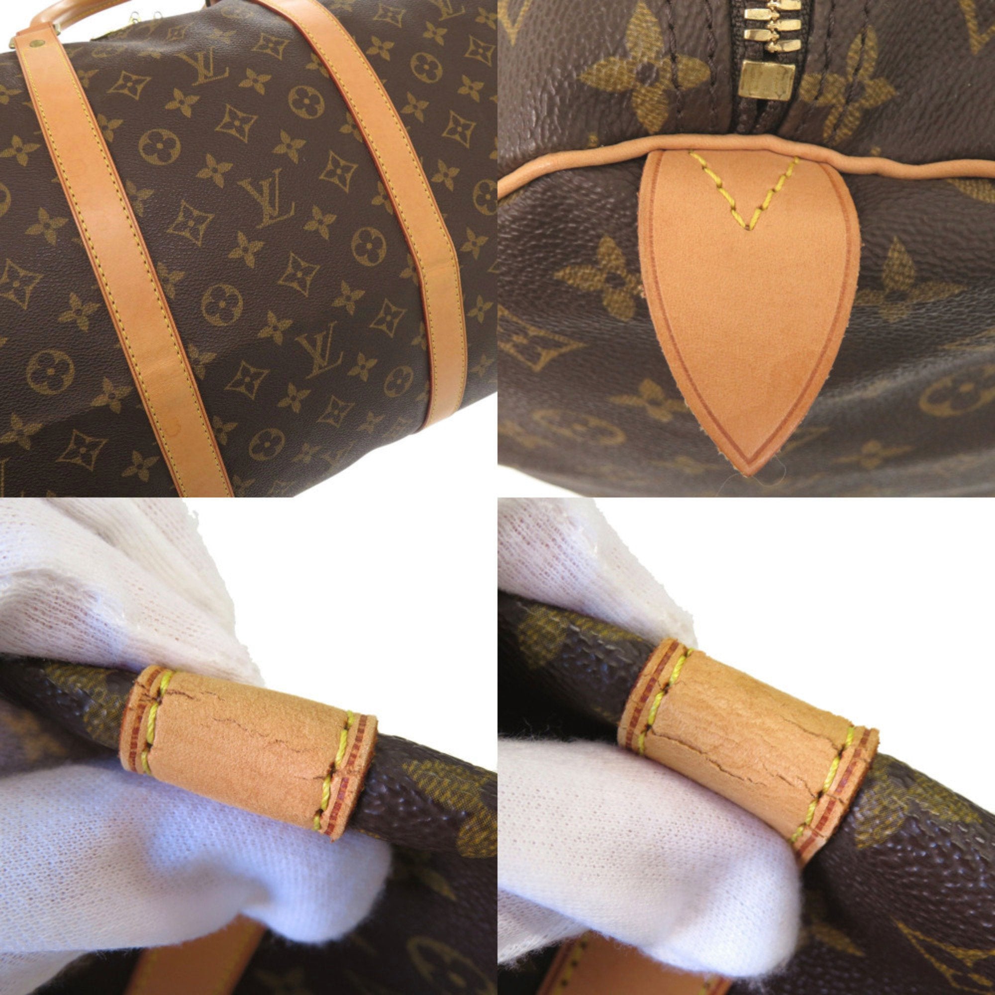 Louis Vuitton Brown Monogram Canvas Boston Bag