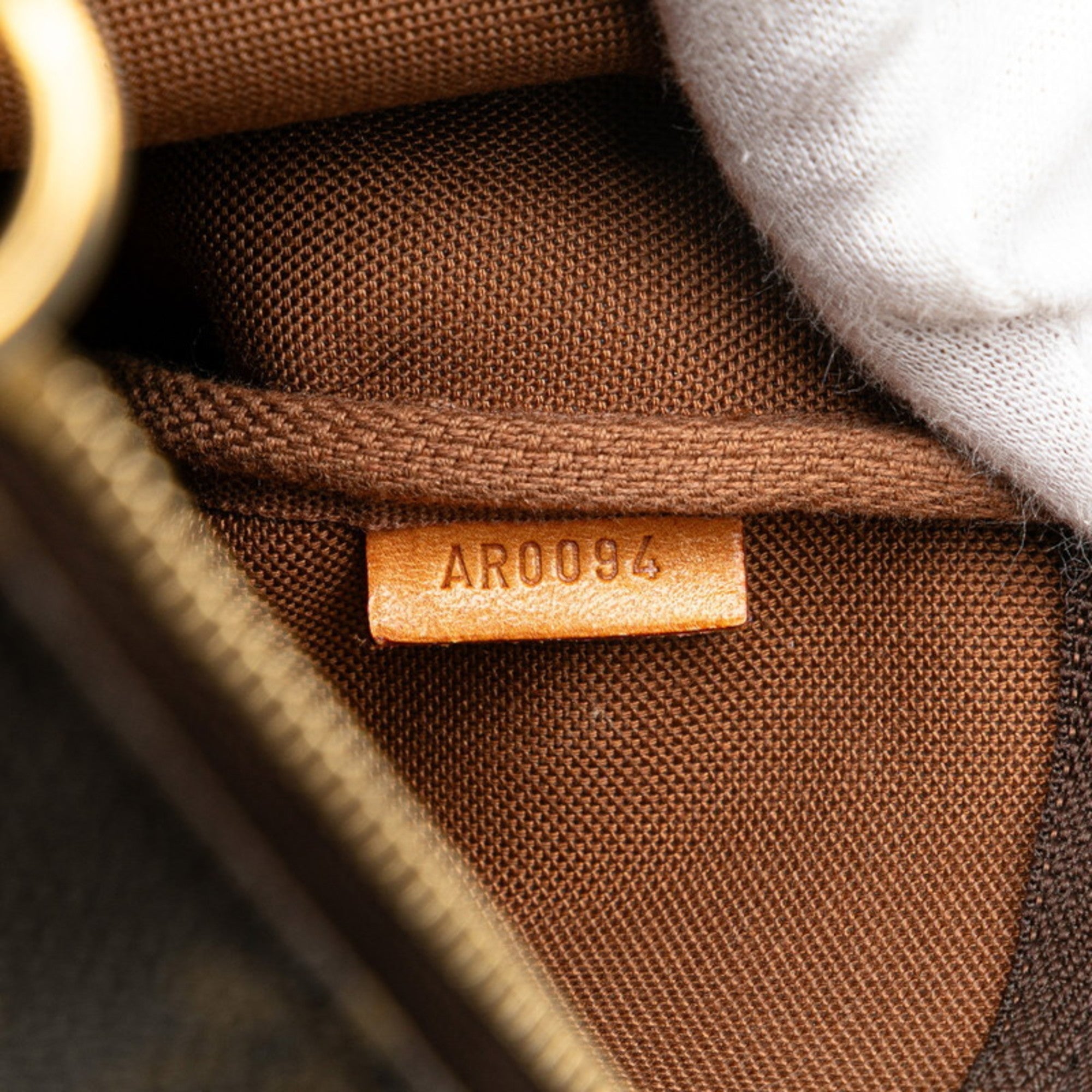 Louis Vuitton Monogram Brown Pvc Leather Pochette Pouch