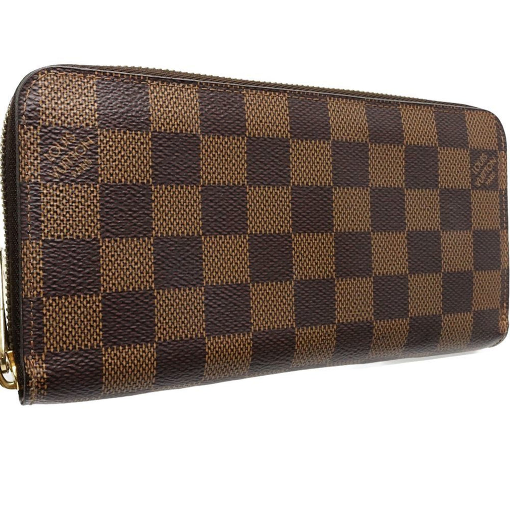 Louis Vuitton Ebene Rose Ballerine Canvas Long Wallet