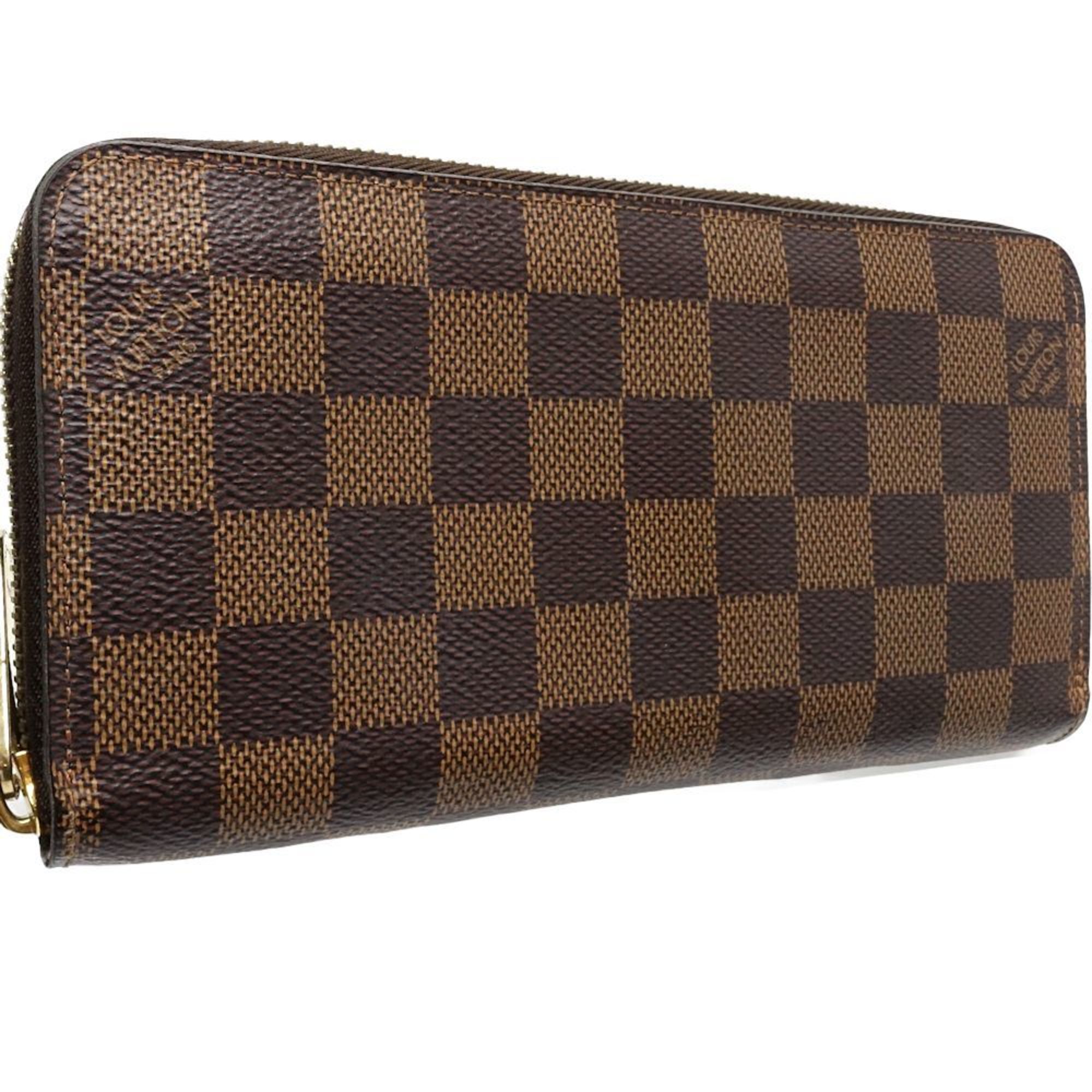 Louis Vuitton Ebene Rose Ballerine Canvas Long Wallet