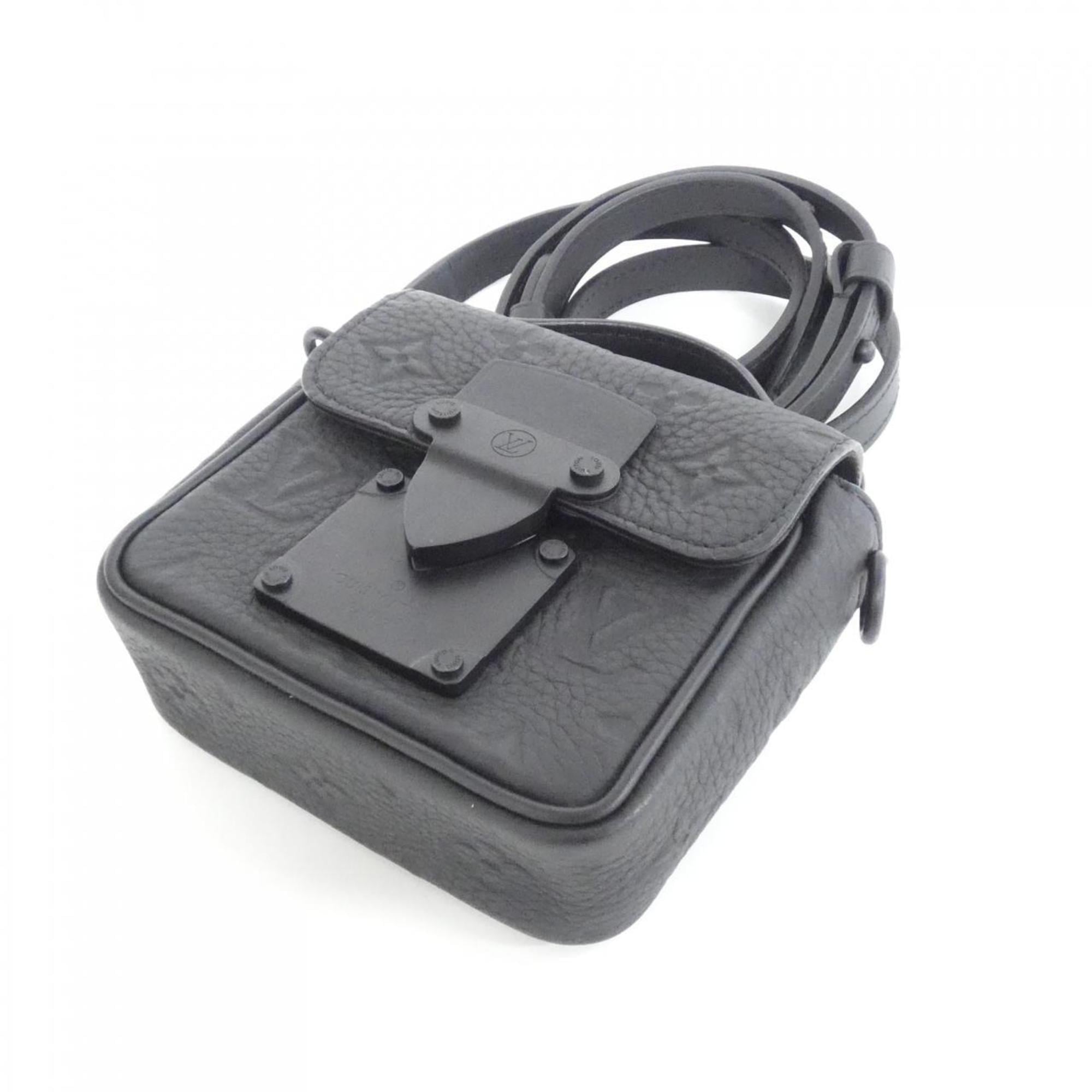 Louis Vuitton Taurillon Black Leather Shoulder Bag