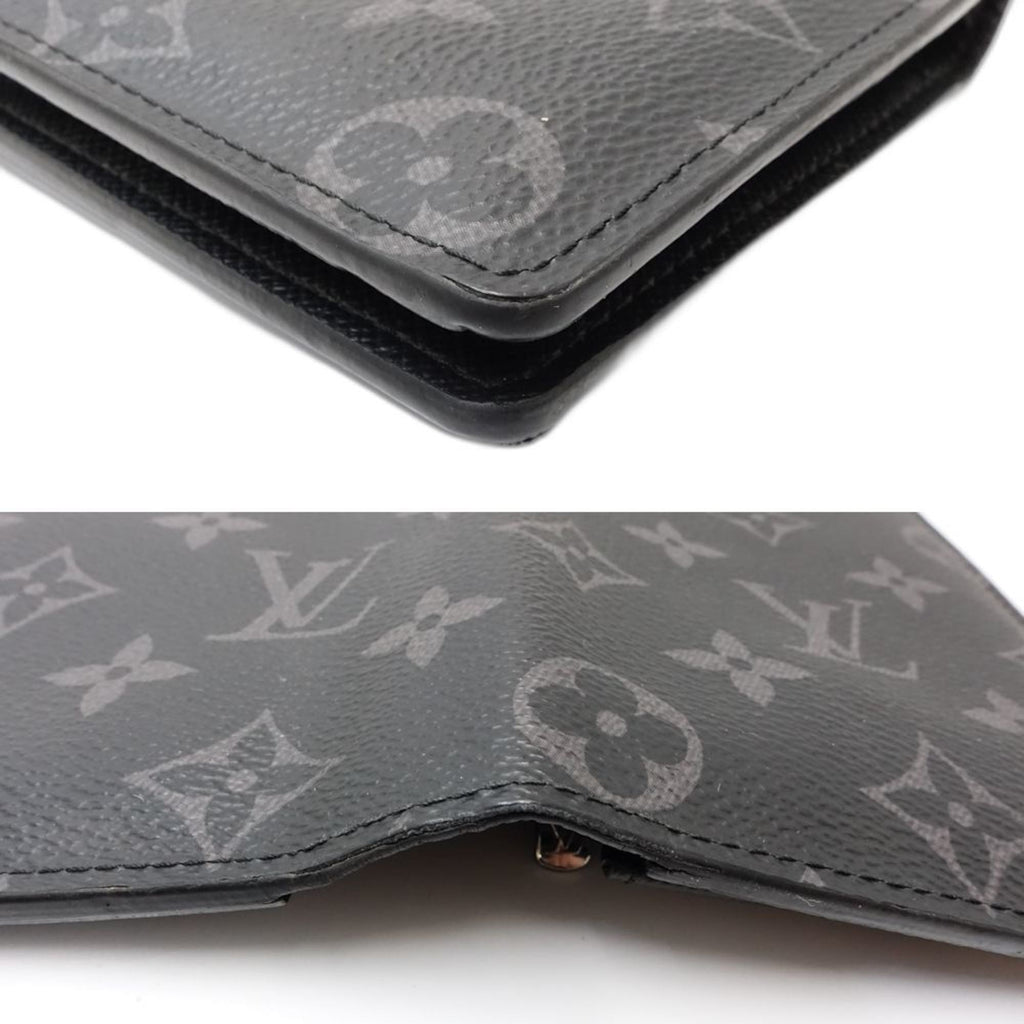 Louis Vuitton Monogram Eclipse Monogram Eclipse Noir Monogram Eclipse Long Wallet