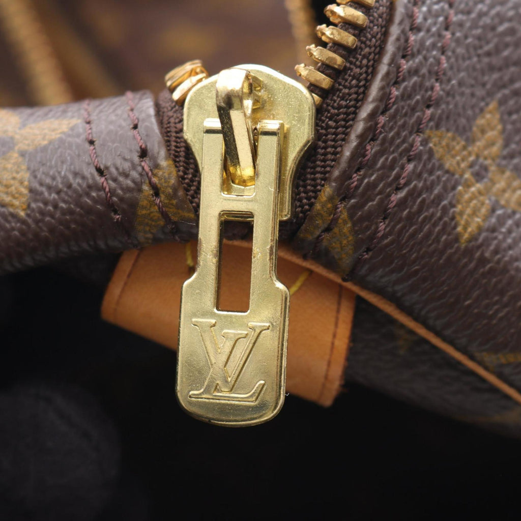 Louis Vuitton Brown Coated Canvas Pvc Monogram Leather Boston Bag