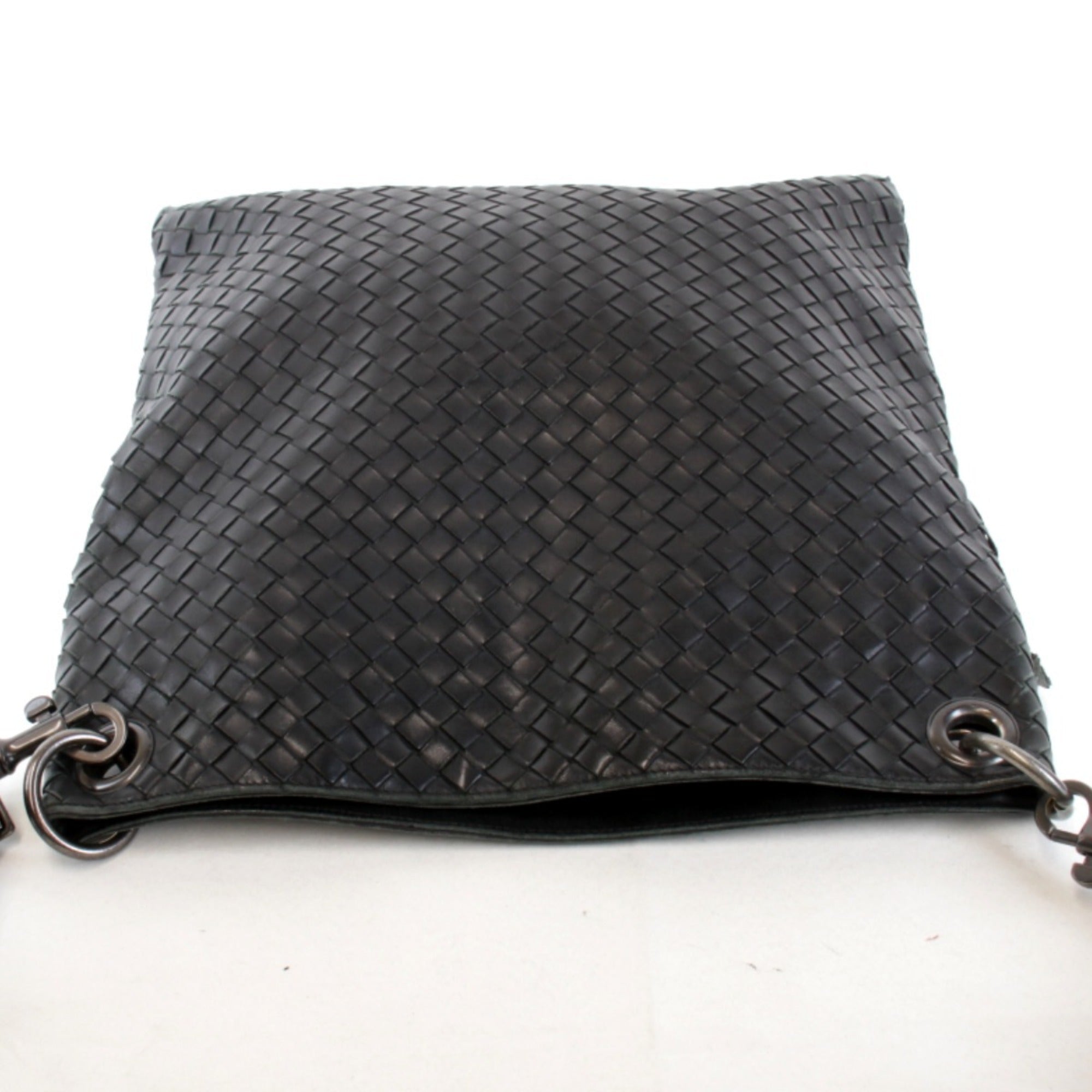 Bottega Veneta Black Leather Shoulder Bag