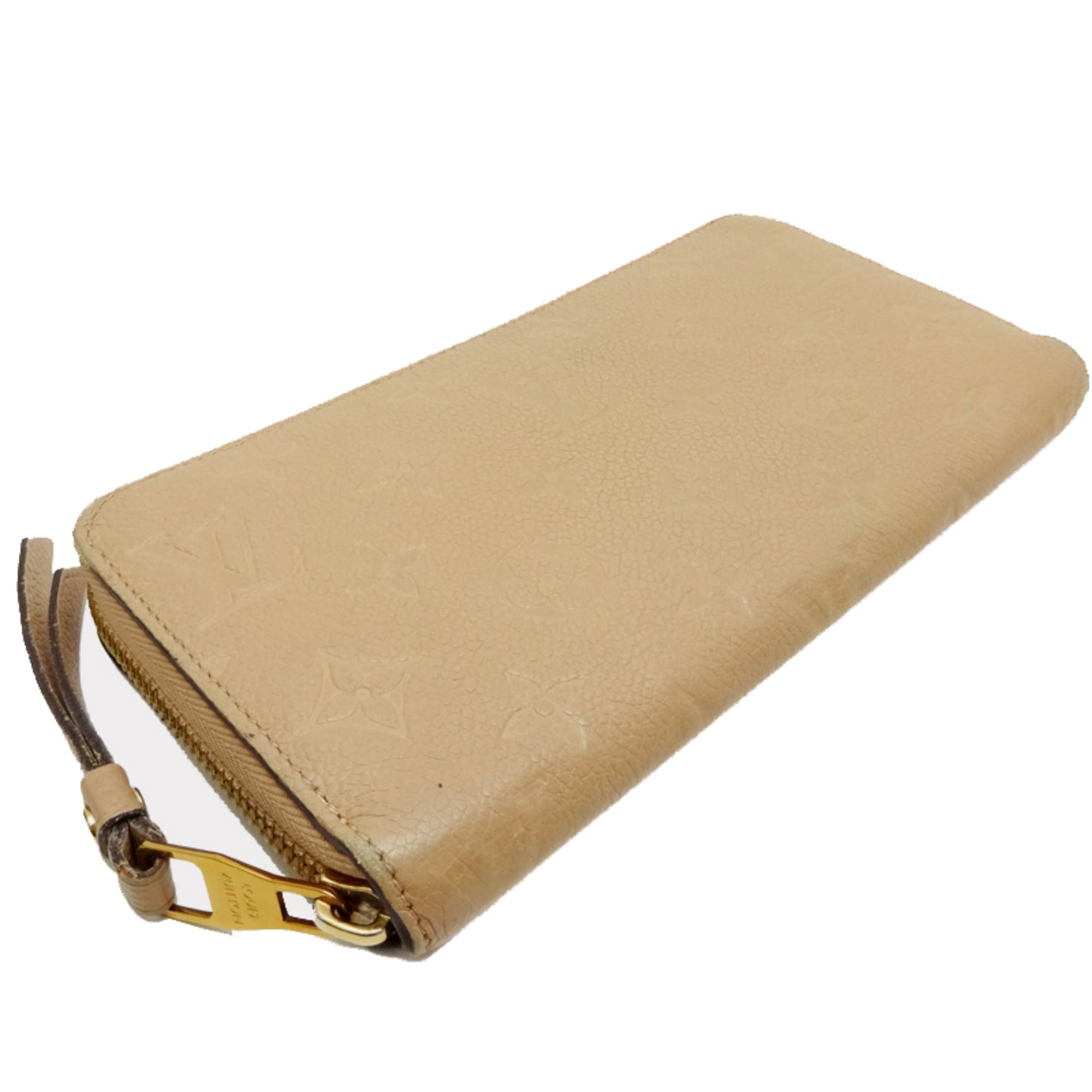 Louis Vuitton Beige Monogram Empreinte Long Wallet