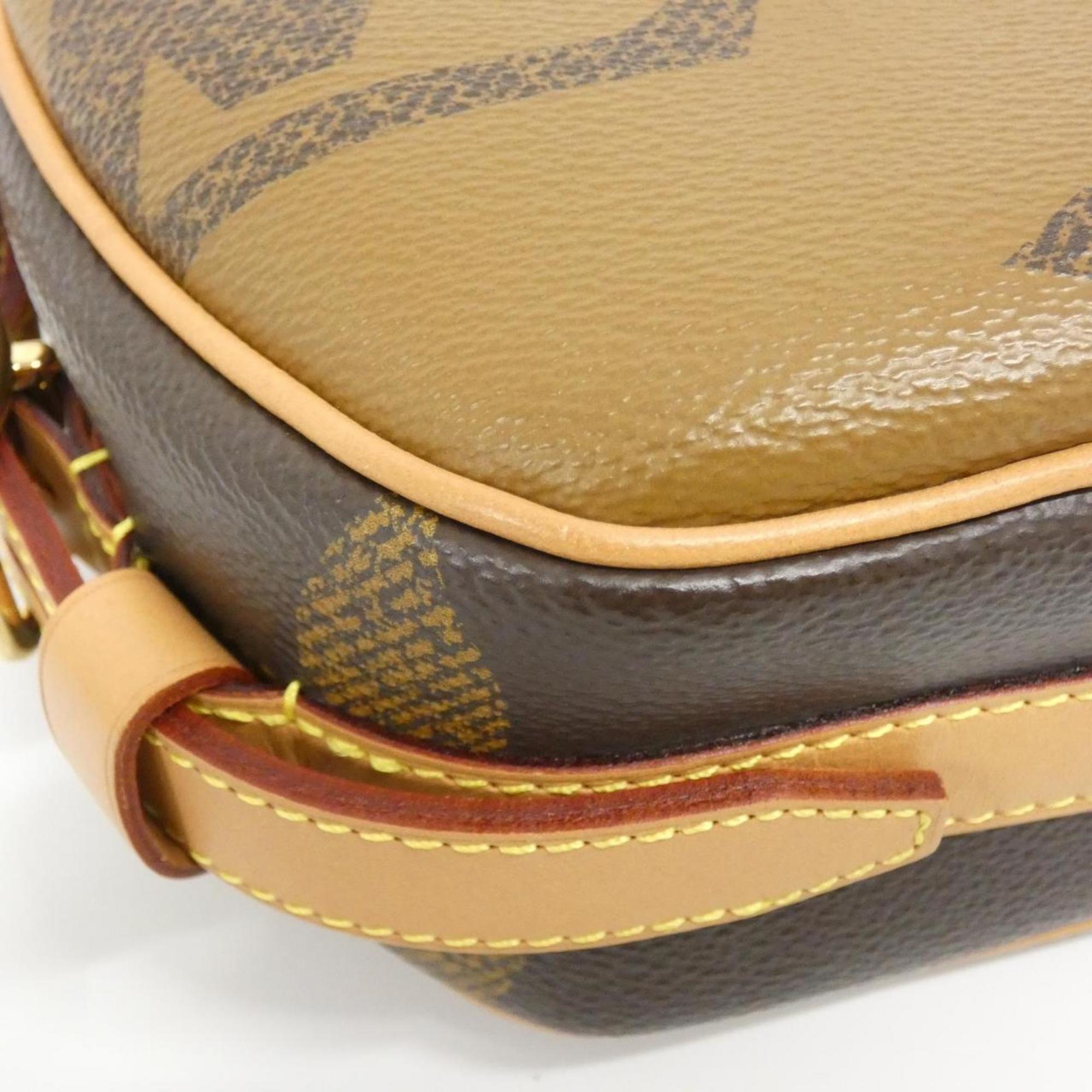 Louis Vuitton Marron Coated Canvas Shoulder Bag