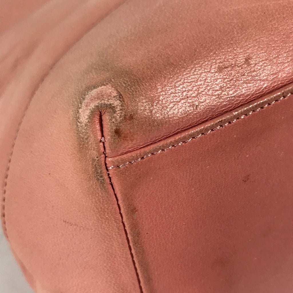Chanel Pink Leather Shoulder Bag Tote Bag
