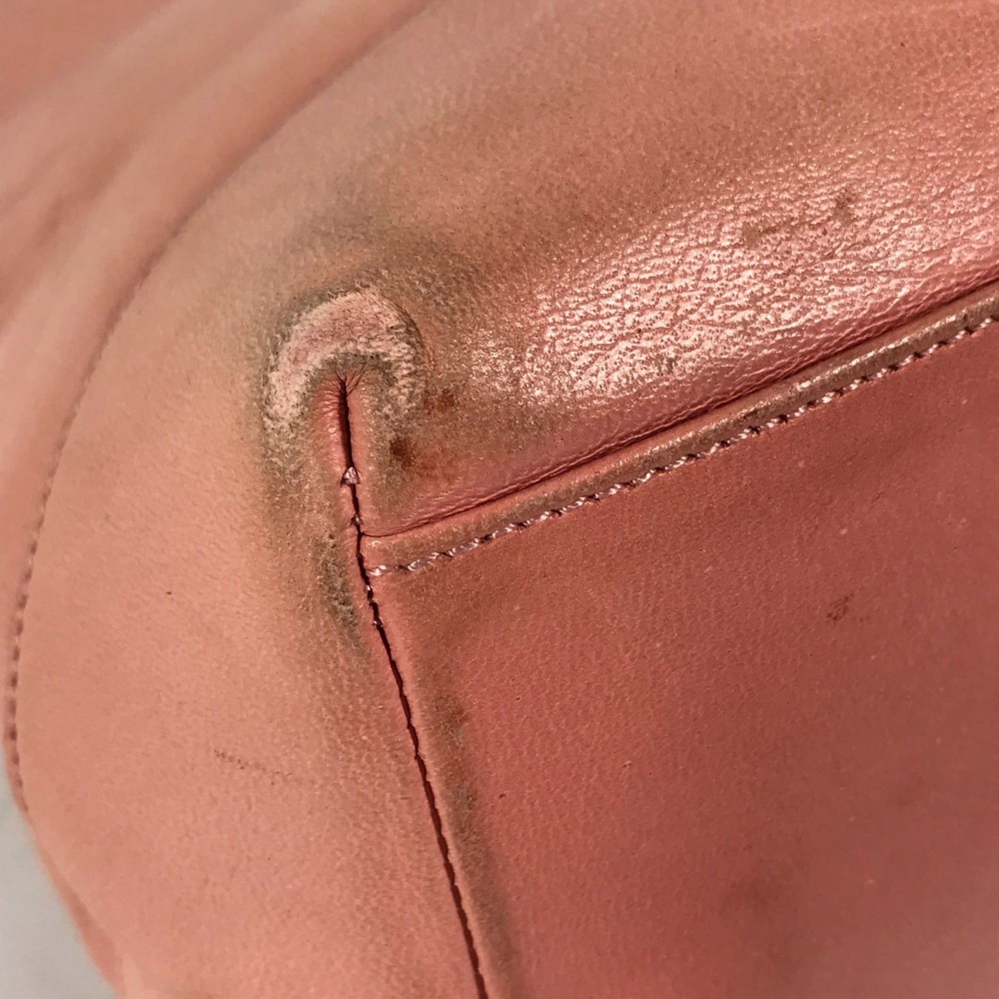 Chanel Pink Leather Shoulder Bag Tote Bag