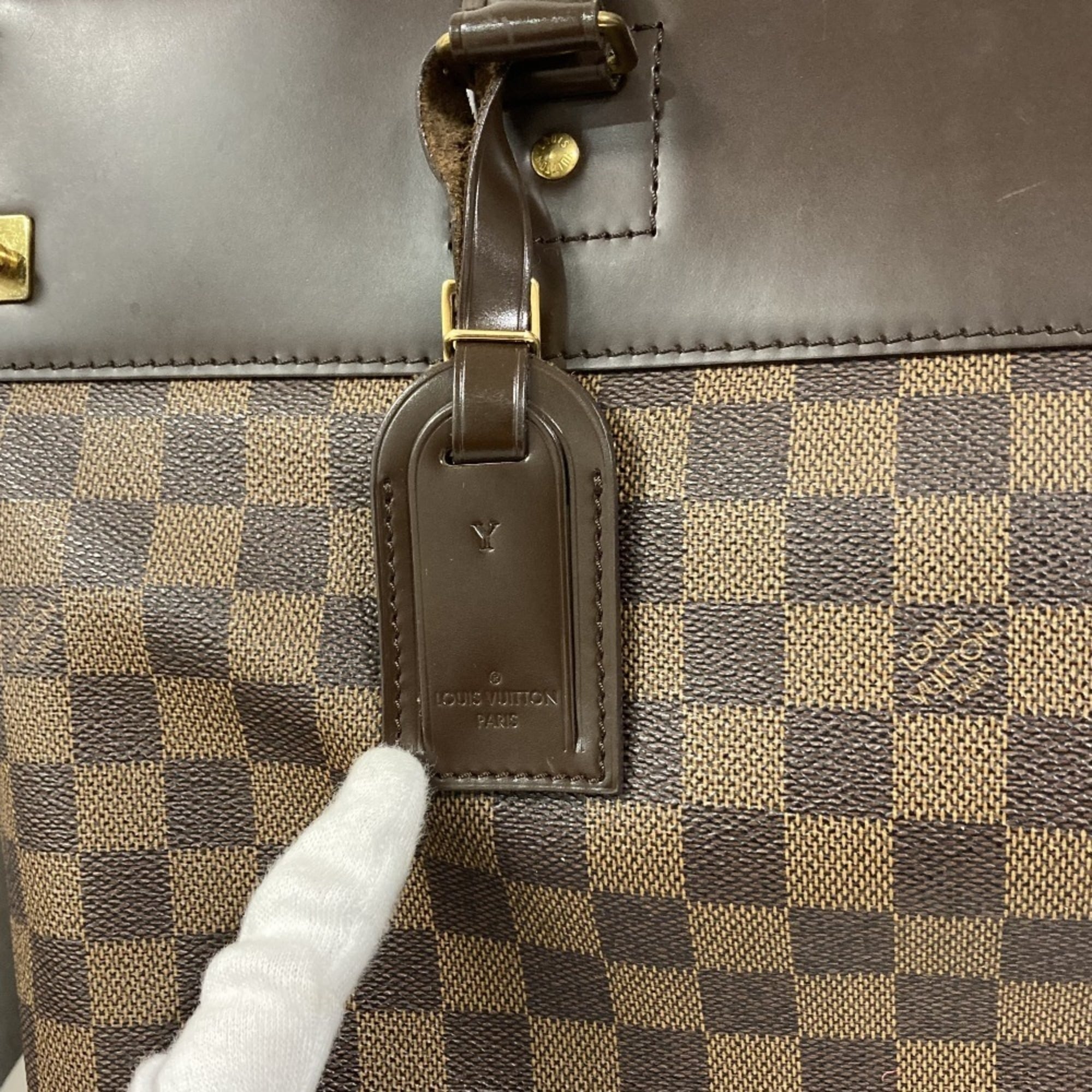 Louis Vuitton Damier Brown Damier Canvas Handbag