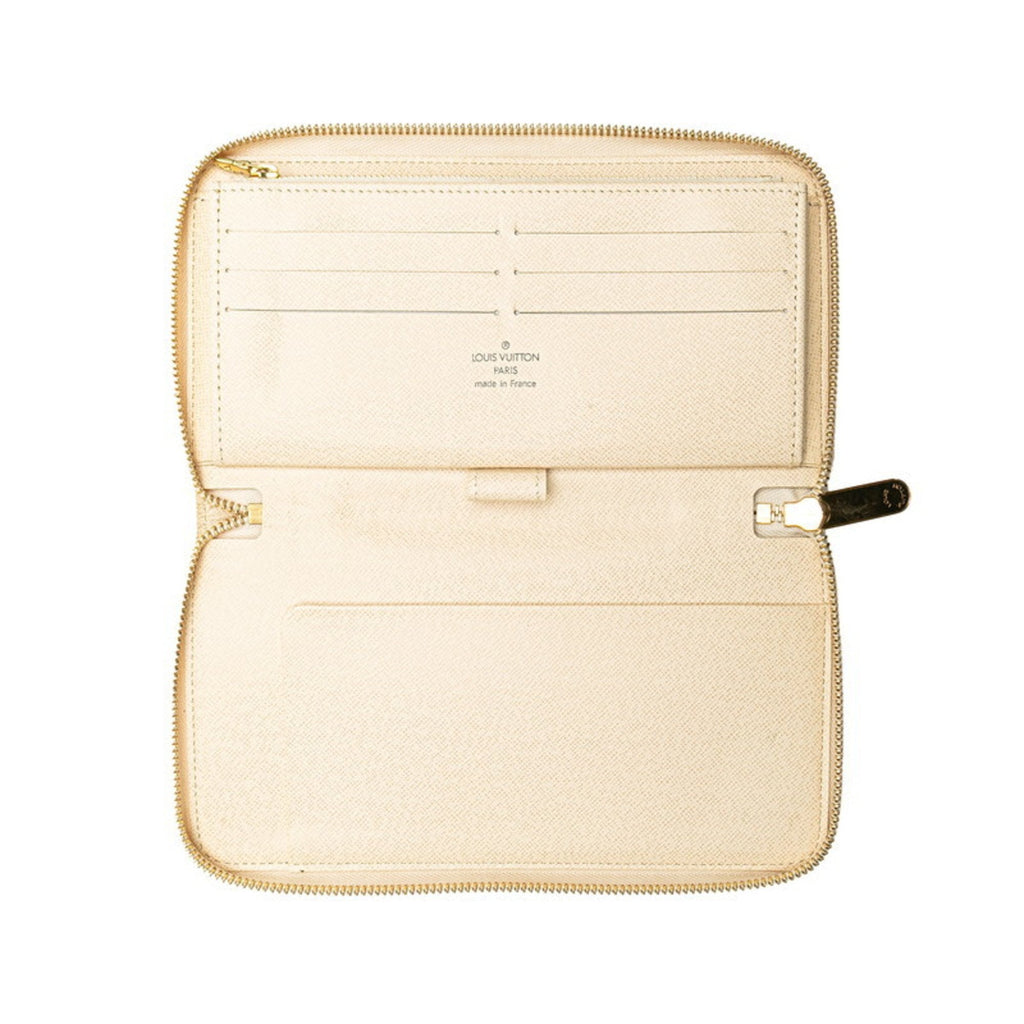 Louis Vuitton Damier Azur Azur Pvc Leather Long Wallet
