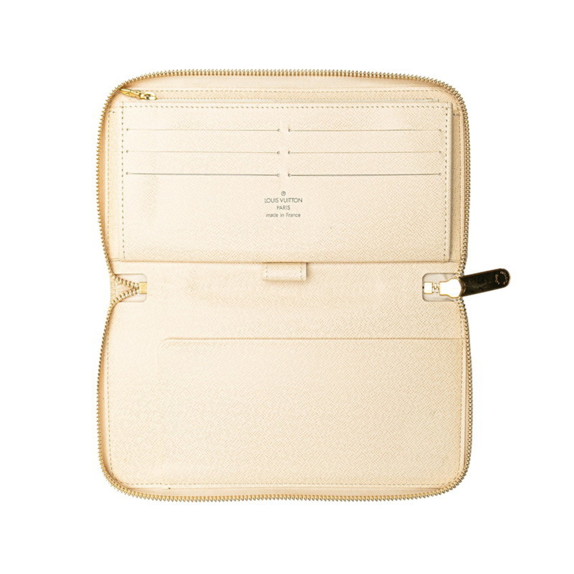Louis Vuitton Damier Azur Azur Pvc Leather Long Wallet