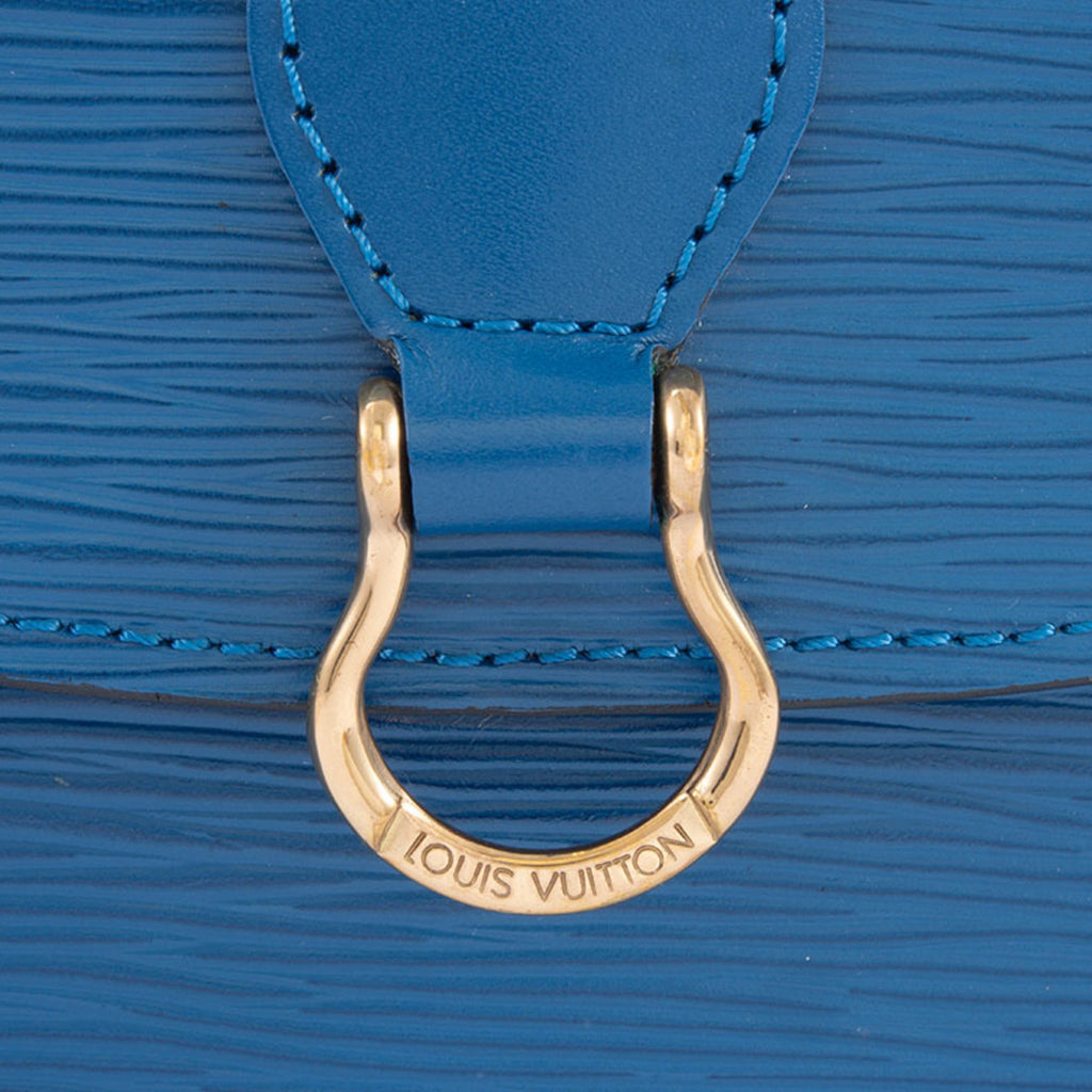 Louis Vuitton Toledo Blue Epi Leather Shoulder Bag