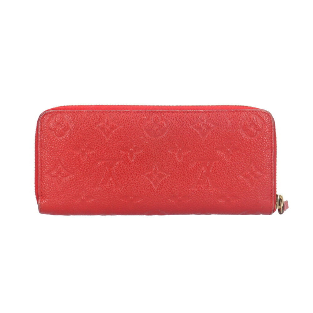 Louis Vuitton Monogram Empreinte Red Color Monogram Empreinte Long Wallet