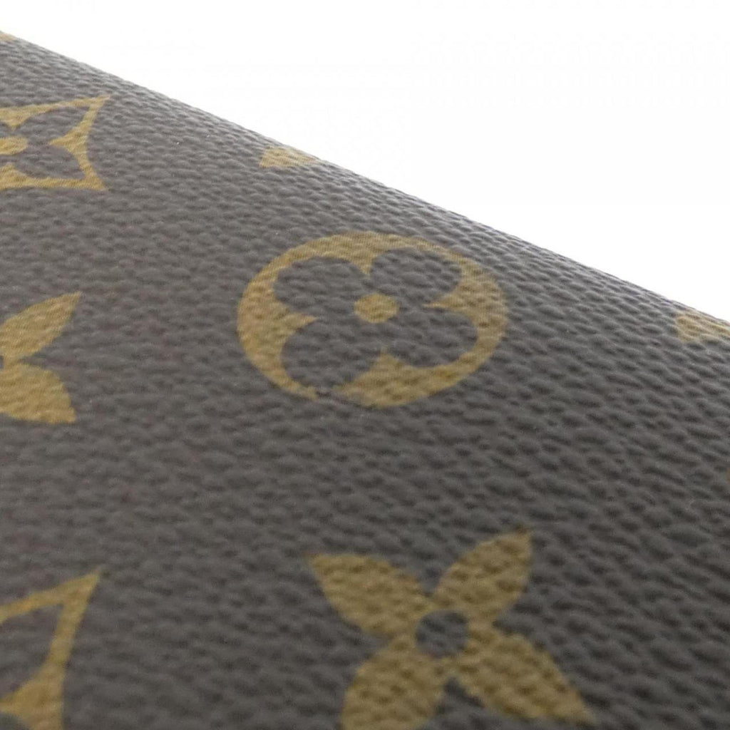 Louis Vuitton Marron Coated Canvas Long Wallet
