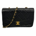 Chanel Black Leather Shoulder Bag
