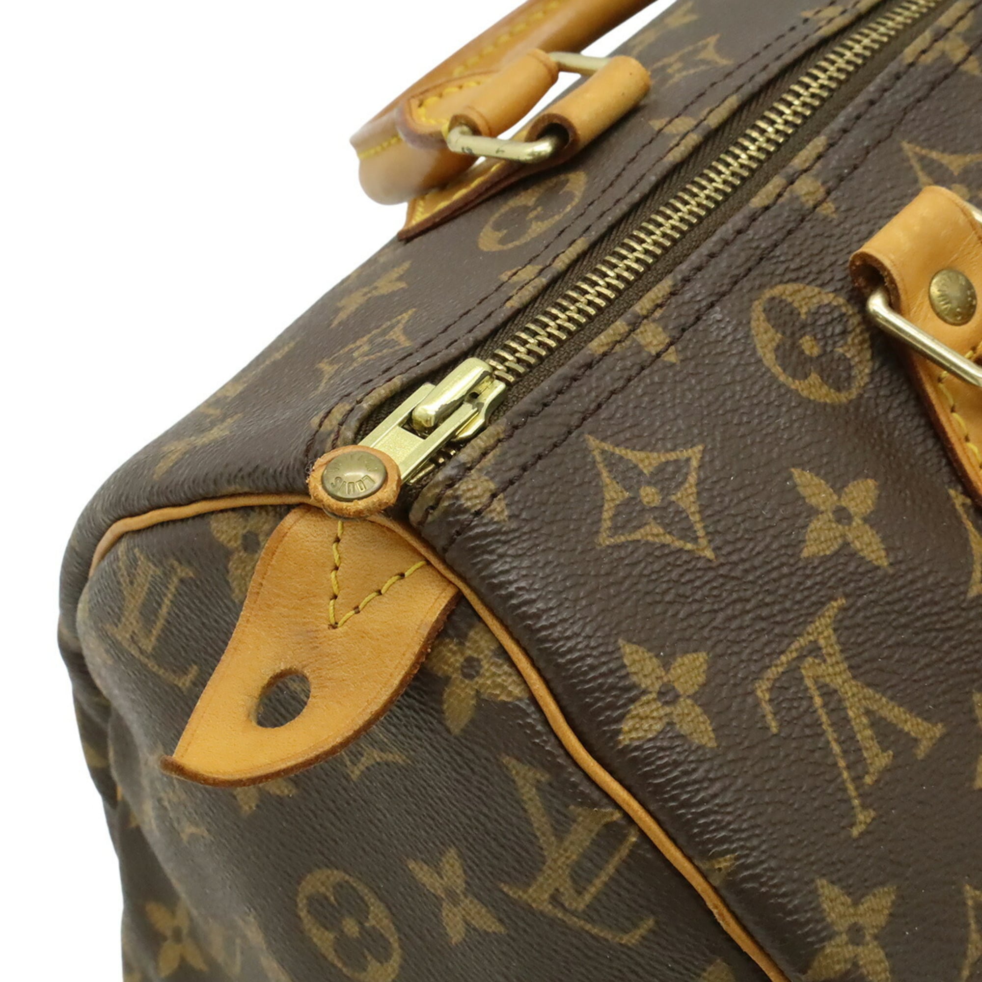 Louis Vuitton Brown Pvc Handbag