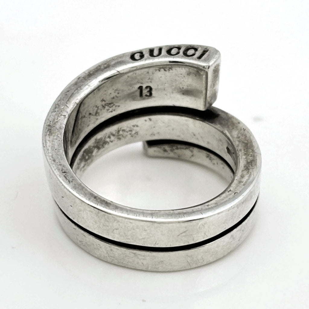 Gucci Silver Silver 925 Band Ring (Pre-Owned)