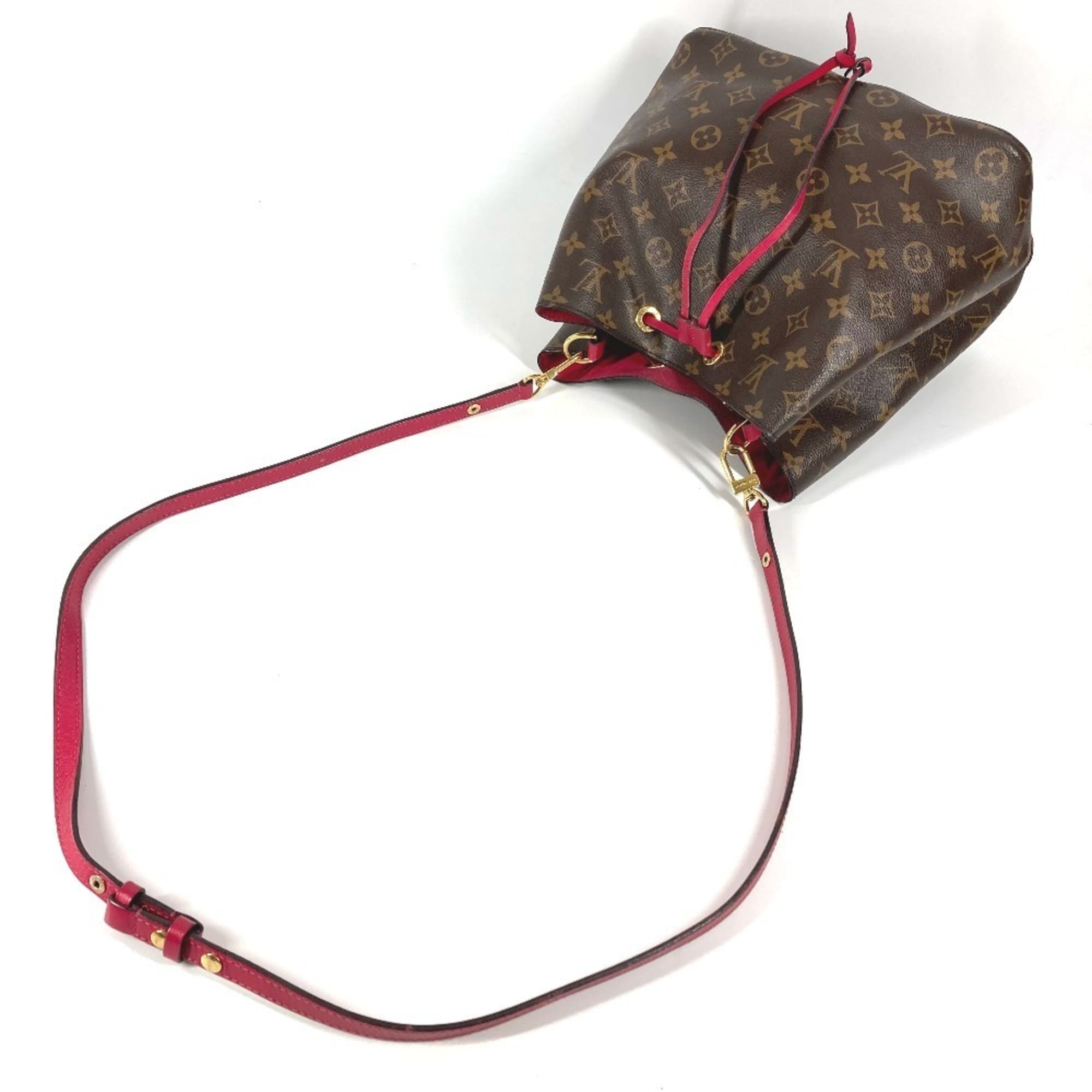 Louis Vuitton Brown Pink Monogram Shoulder Bag