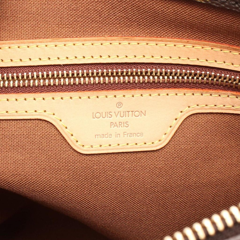 Louis Vuitton Brown Coated Canvas Pvc Monogram Leather Shoulder Bag