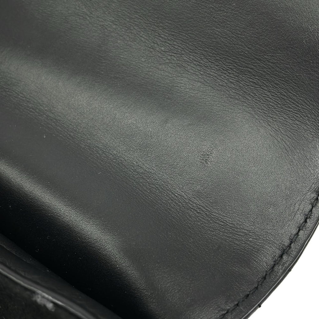 Louis Vuitton Black Leather Shoulder Bag