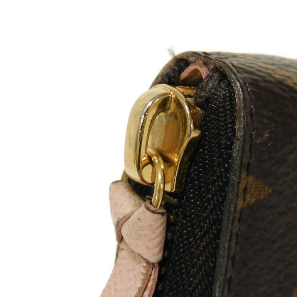 Louis Vuitton Brown Monogram Pink Rose Ballerine Monogram Canvas Leather Long Wallet