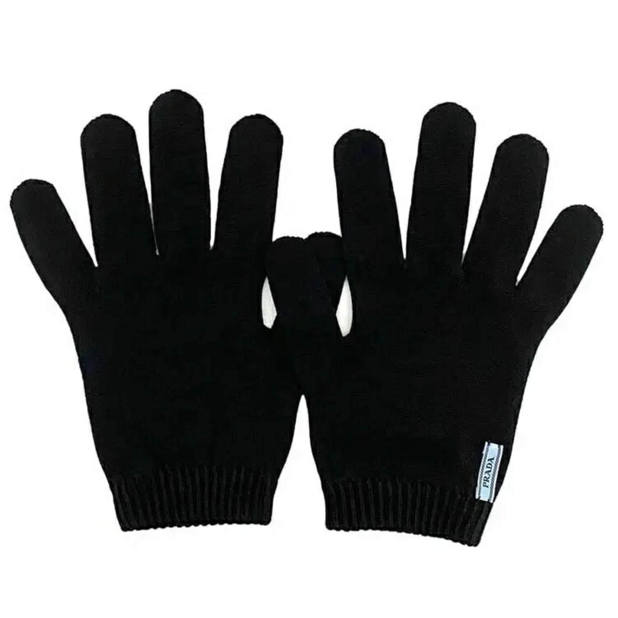 Prada Black Nero Warm Gloves