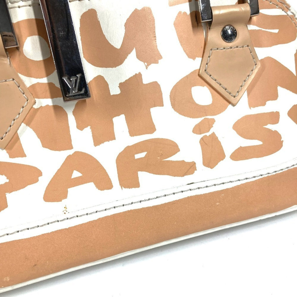 Louis Vuitton Monogram Graffiti Beige White Monogram Graffiti Handbag