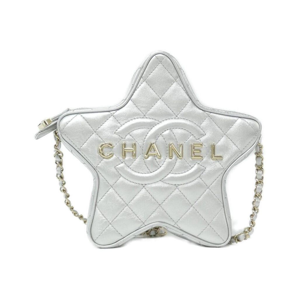 Chanel Silver Shoulder Bag