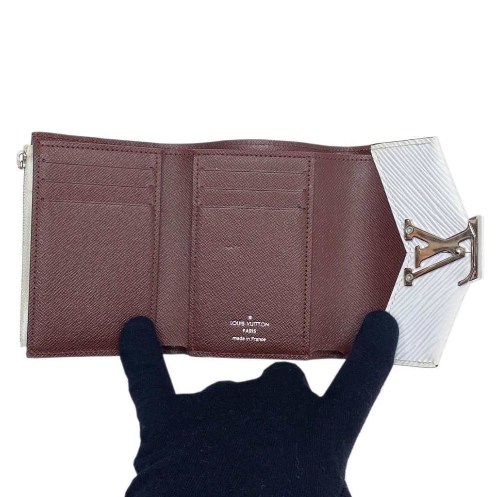 Louis Vuitton White Epi Leather Coin Purse/Coin Case