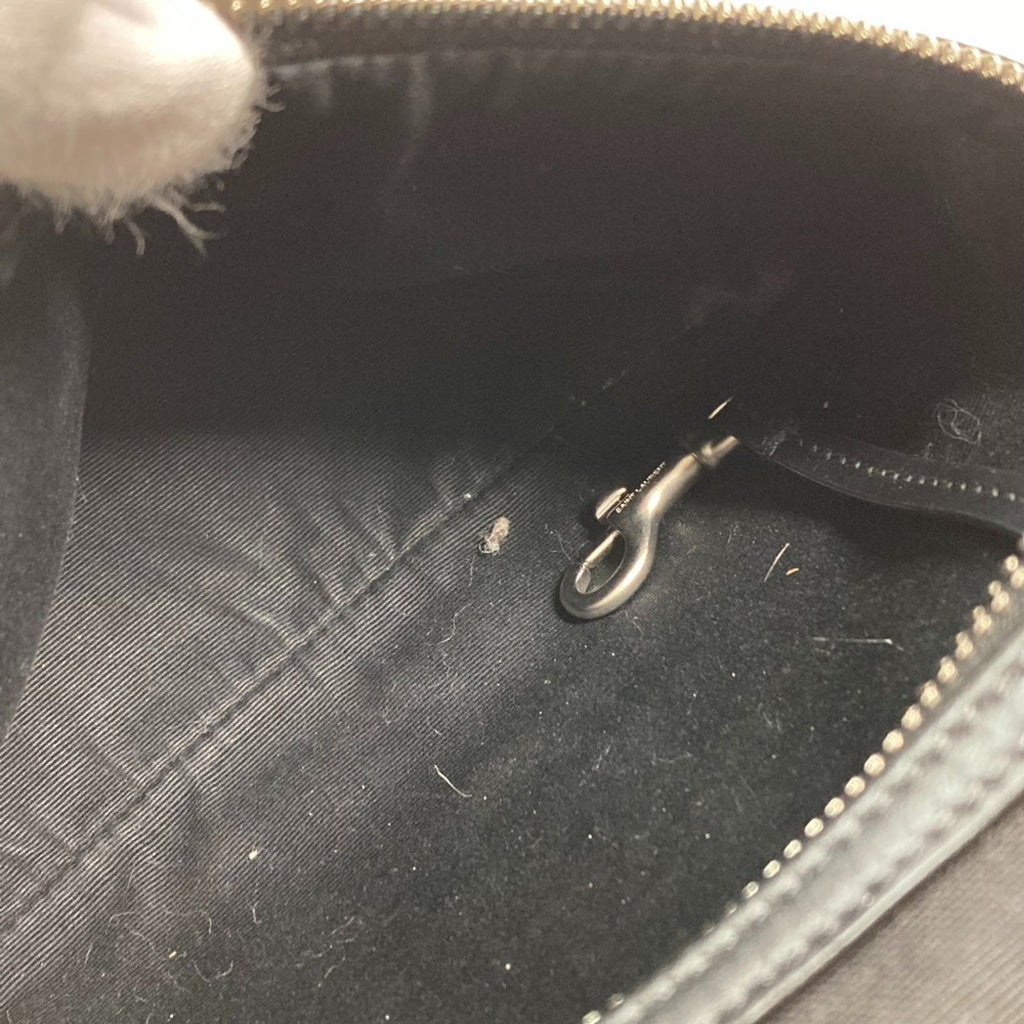 Saint Laurent Black Leather Backpack (Pre-Owned)