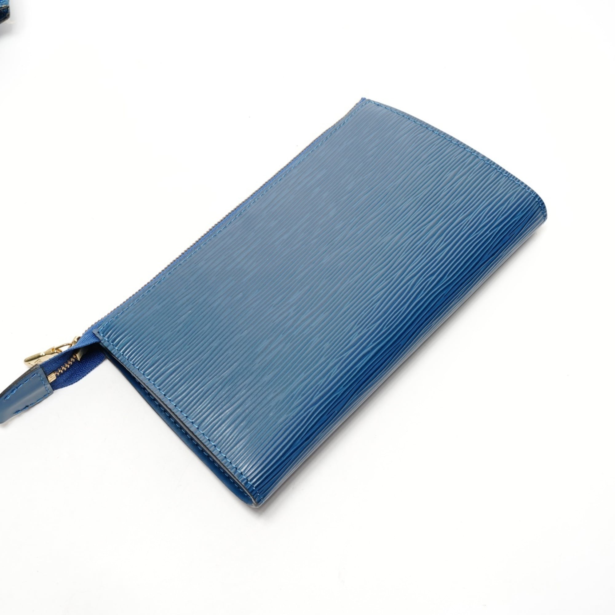 Louis Vuitton Blue Epi Leather Shoulder Bag